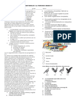 Quiz de Biología Sobre Los Seres Vivos Grado 5°