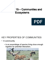 Chapter 19 Communities and Ecosystems