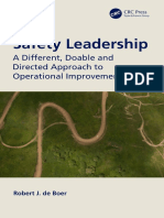 Safety Leadership A Different, Doable and Directed Approach To Operational Improvement by Robert J. de Boer