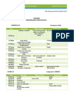 Horario de Preseminario Semana Santa 2021-1