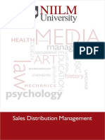 Sales Distribution Management