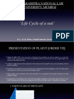 Maharashtra National Law University, Mumbai: Life Cycle of A Suit'