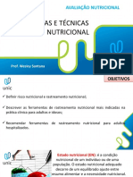 Ferramentas E Técnicas de Triagem Nutricional