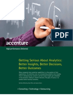 Accenture Getting Serious About Analytics