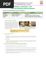 Hoja de Actividad Plan de Negocios - Ept