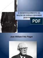 Slaide em Grupo - o Desenvolvimento Da Noção de Espaço Segundo Piaget - Daniela Thais-Daniela Oliveira - Patricia