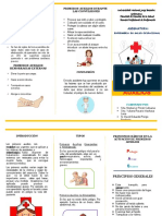 Triptico de Primeros Auxilios