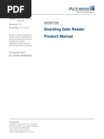 BGR700 Product Manual