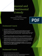 Sentimental and Anti-Sentimental Comedy