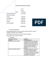 Informe de Orientación Vocacional