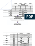 Schools Division Office Santa Rosa North Annex Class Program For School Year 2020-2021