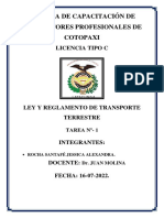 Tarea.1 - Condiciones de Transporte y Atención Preferente A Pasajeros.-Intensivo - A