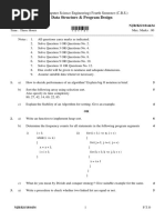 Data Structure & Program Design: B.E. (Computer Science Engineering) Fourth Semester (C.B.S.)