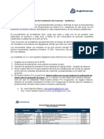 Requisitos Sub Contratas - Stracon. Quellaveco