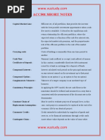 ACC501 SHORT NOTES For Midterm Exam