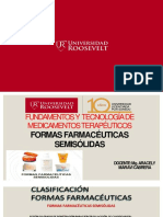 Clase N°12 Formas Farmacéuticas Semisólidas