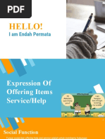 Expression of Offering ServiceHelp - ENDAH PERMATA