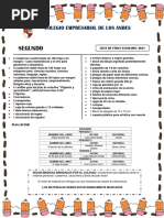 2° Lista de Materiales