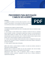 NR 01 Procedimento para Investigação e Análise Dos Acidentes