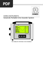 Sonarlite Portable Echo Sounder System: Ohmex Instruments