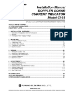 Installation Manual Doppler Sonar Current Indicator Model CI-68