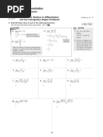 CHAPTER 2: Differentiation: 2.1 Limit and Its Relation To Differentiation