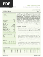 Kamat Hotels (India) LTD.: Buy Industry: Hotels Price Target: Rs.250