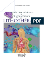 Chimie Des Minéraux Et Oligoéléments en Lithotherapie Boschiero