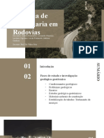 Seminário Rodovias - Geologia Engenharia