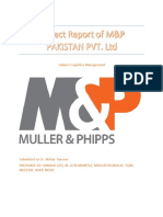 Project Report of M&P