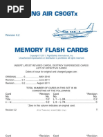 King Air C90GTx Memory Flash Cards