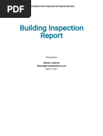 Home Inspection Report Templates