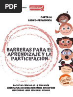 Cartilla Barreras para El Aprendizaje y La Participacion