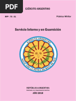 Rfp-70-01 Servicio Interno y en Guarnicion 2018