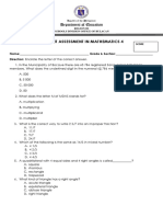 Assessment Math Grade 4