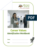 Career Values Identification Workbook