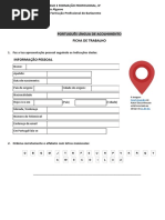 Ficha de Trabalho - PLA PTM