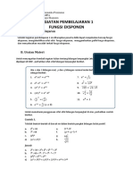 Fungsi Eksponen