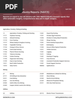 IBISWorld US Industry NAICS Report List 04192021