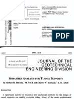 1979 - Einstein-Schwarz - Simplified Analysis For Tunnel Supports