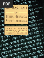 The Masorah of Biblia Hebraica Stuttgartensia