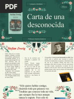 Carta de Una Desconocida