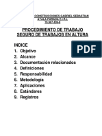 Procedimiento de Trabajo Seguro de Trabajos en Altura