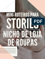 Loja de Roupas - Stories