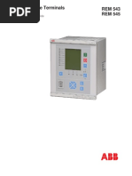 Machine Terminals REM 543 REM 545: Product Guide