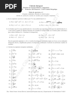 Lista de Ejercicios #1