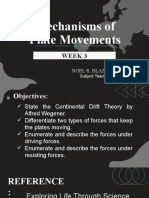 Mechanisms of Plate Movements