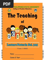 The Teaching of Science