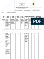 Emilio Jose Sr. Elementary School Seminar Activity Plan