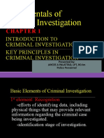 Fundamentals of Criminal Investigation: Introduction To Criminal Investigation Key Principles in Criminal Investigation